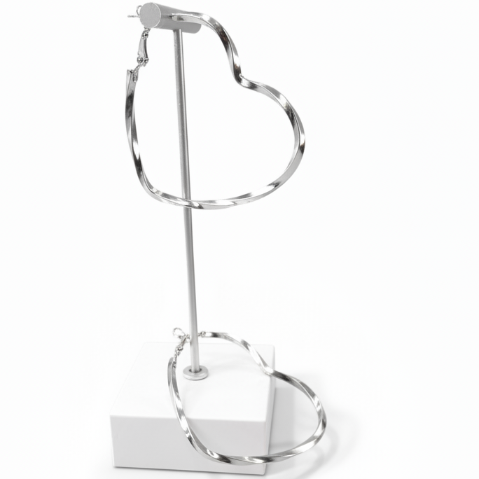Infinity Heart Hoop Earrings