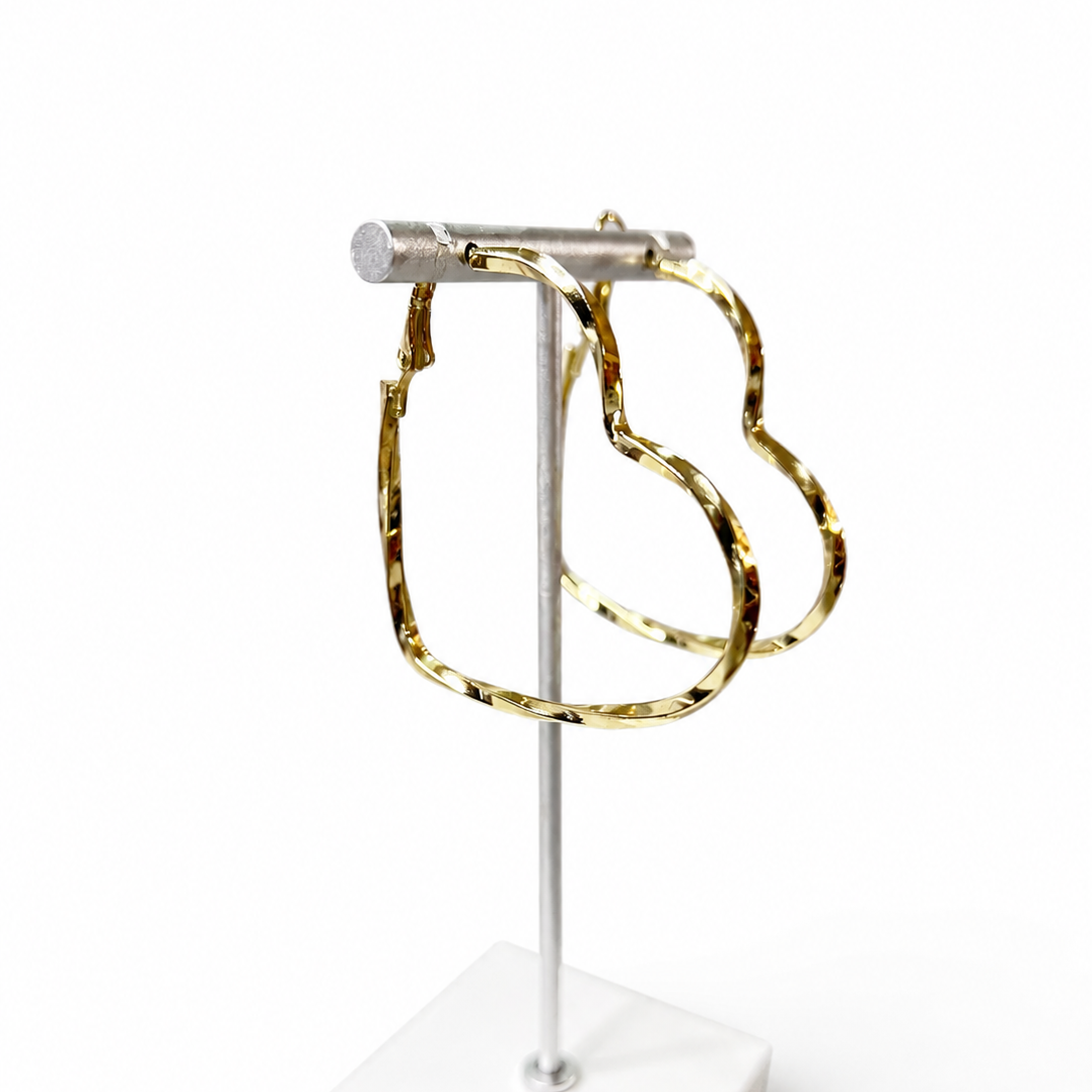 Infinity Heart Hoop Earrings