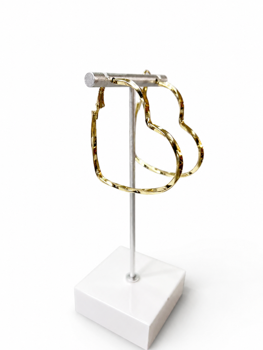 Infinity Heart Hoop Earrings