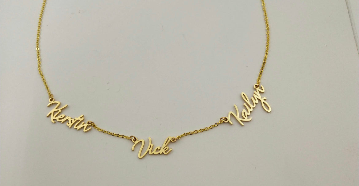 Custom Multi-Name Necklace