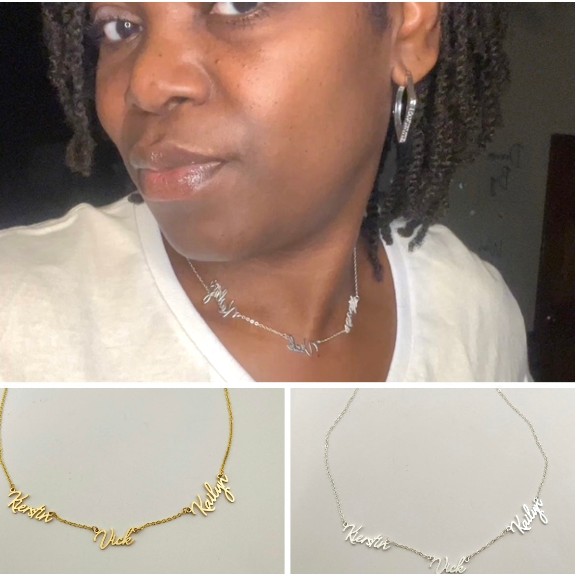 Custom Multi-Name Necklace